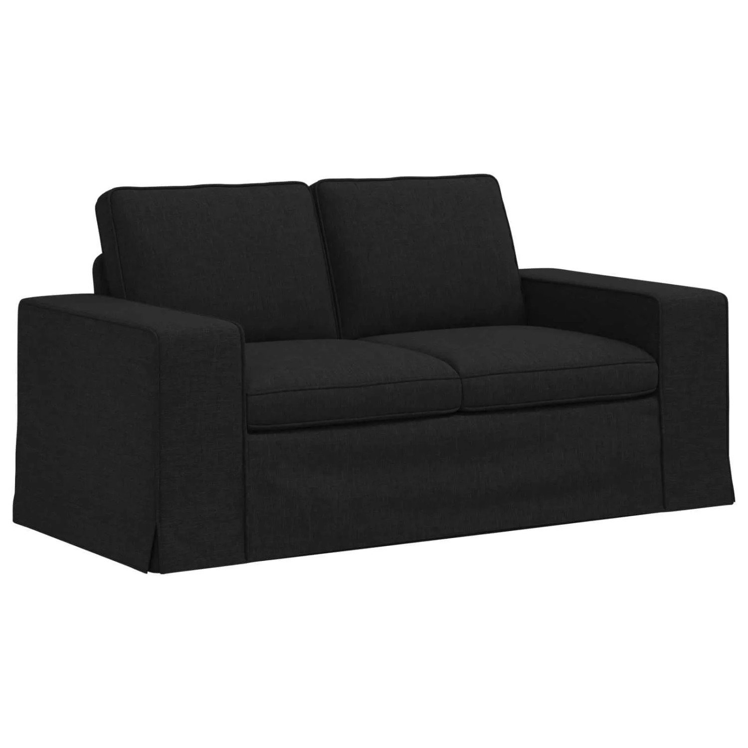 vidaXL Sofa Schwarz 162 x 80 x 82 cm Stoff 42024385