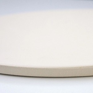 Runder Taino Pizzastein/Grillstein aus Cordierit, ca. 30cm Durchmesser.