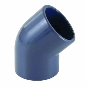Cepex Pvc Winkel 50mm 45 Grad Muffe Pn16 Klebefitting