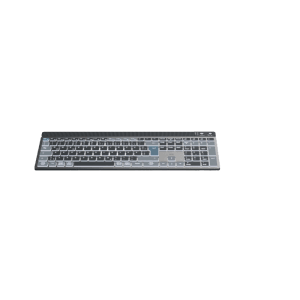 Kabellose Hama Multi-Device-Tastatur WK-750, QWERTZ, beleuchtet, schwarz. Ideal für Computer & Multimedia.