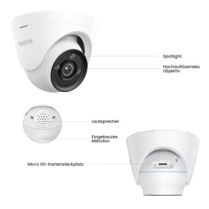 Reolink Überwachungskamera ColorX Series P335X 4K IP PoE Dome