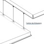 Detailaufnahme des Klicksystems der KARAT WPC Terrassenfliesen Teak, das die einfache Montage zeigt.