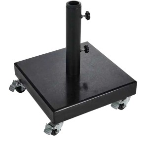 Lex Sonnenschirmständer Schirmständer Schirmfuß Schirmhalter Granit 25 kg 55 mm