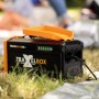 Cross Tools Travelbox 500+ Power Station (555 Wh) für Camping & Outdoor, mit Akku-Ladestandsanzeige.