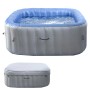 MCW Whirlpool N97 Ersatz-Pool 5 Personen Aufblasbar Eckig 180cm Grau-Blau_3