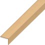 Selbstklebendes Parkettabschlussprofil aus PVC, 8 mm, 1 m, Buche Dekor.