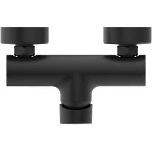 Ideal Standard Ceraline Duscharmatur AP in Silk Black, matte Oberfläche.