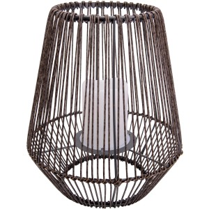 Näve LED-Solarleuchte Plasto mit Flammeneffekt, warmweiß, 26 cm, für den Außenbereich.