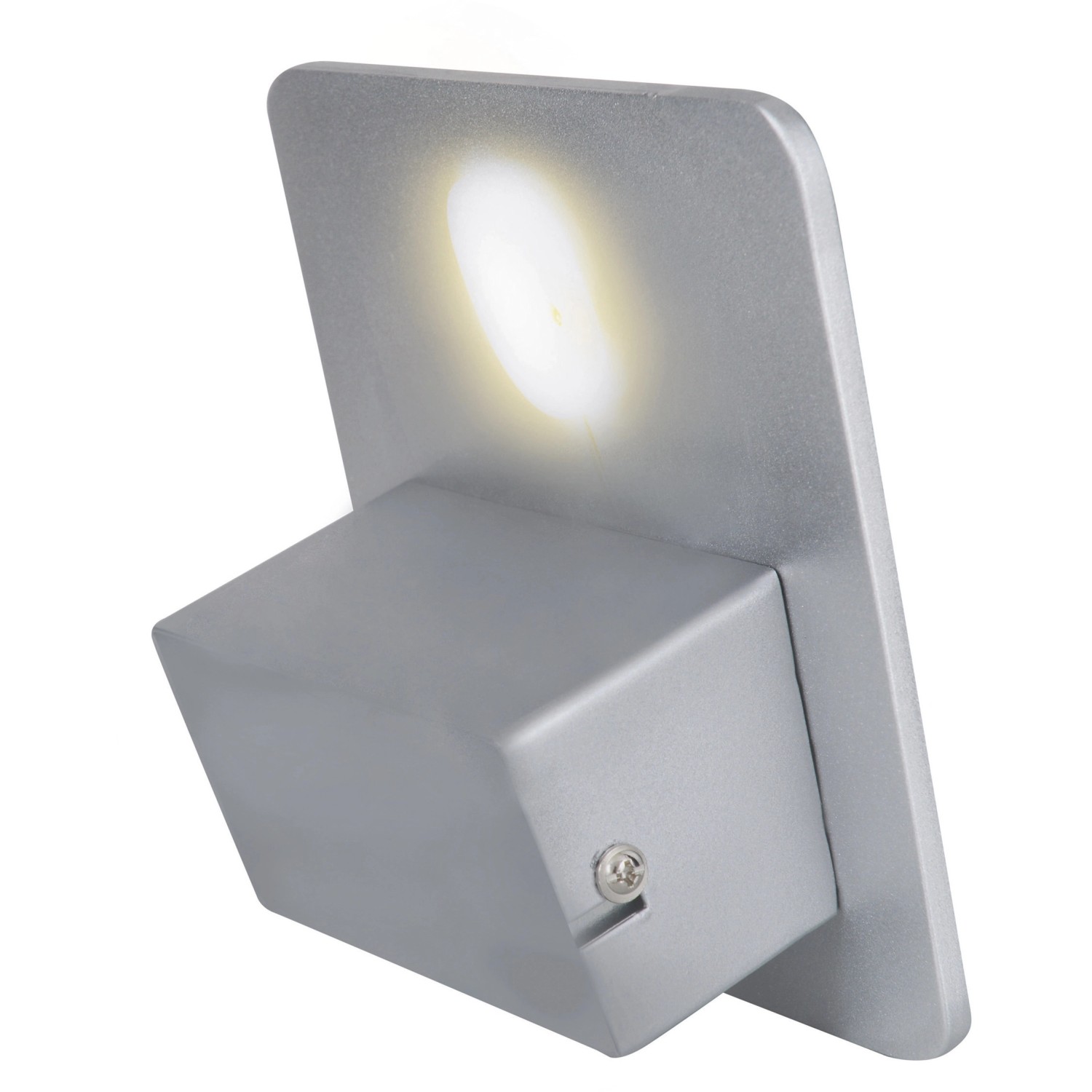 Näve Leuchten LED Wandleuchte NV1154559 silber Aluminium B/H/T: ca. 14x6x14 günstig online kaufen