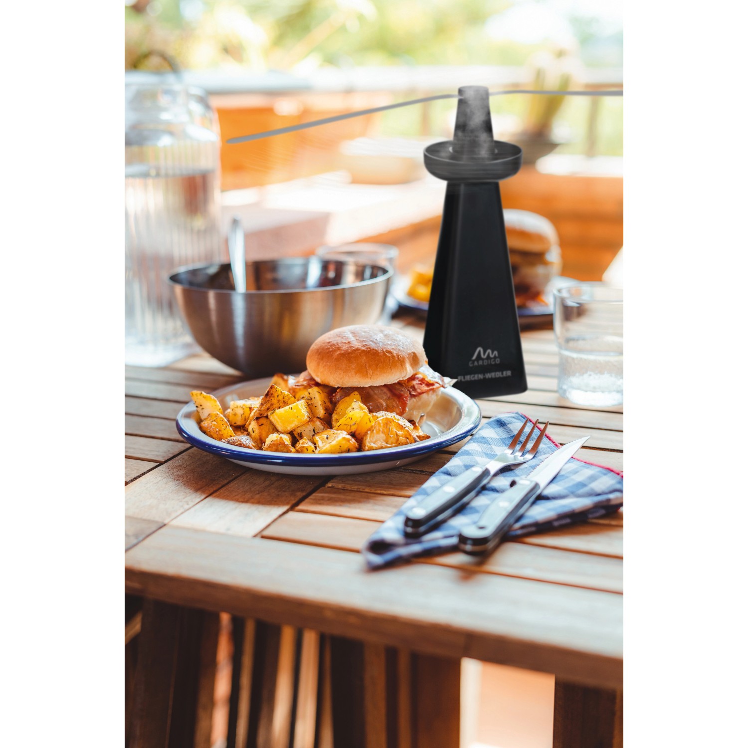 Er Ist Wieder Da GARDIGO® Wespenwedler - 2er Set I Fliegenwedler - Foto 4