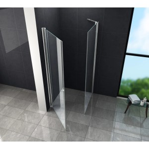 Glasdeals Duschkabine SPA FIX 90x90 cm, rahmenlos, aus Klarglas. Elegantes Design für moderne Bäder.