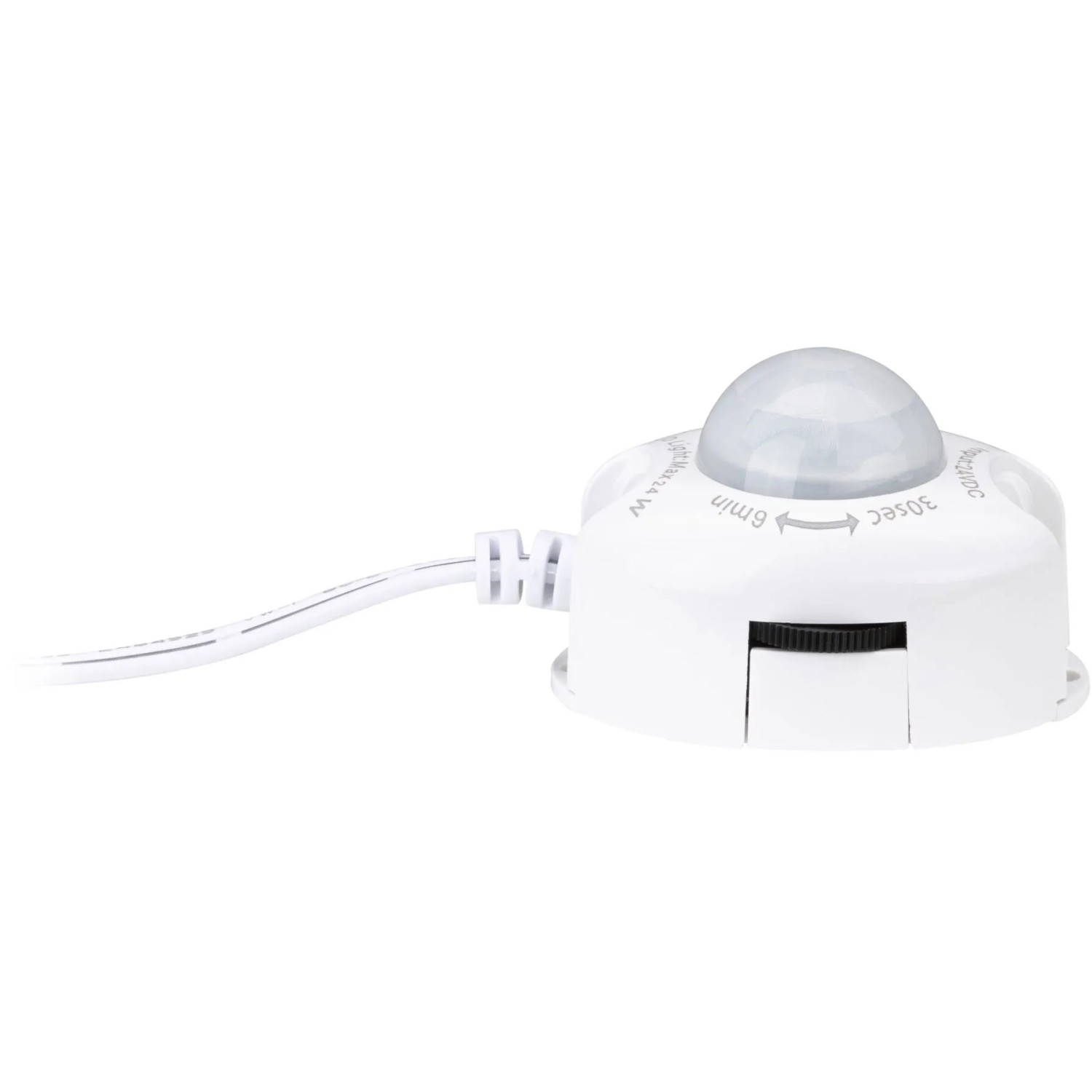 Detailaufnahme des Sensors vom Paulmann MaxLED Night Comfort Set für Einzelbetten.