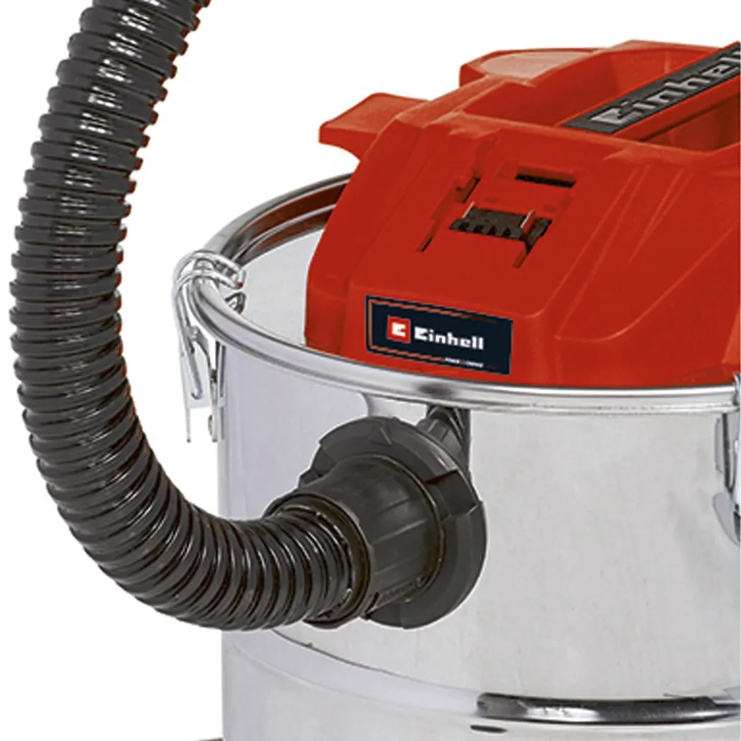 Einhell Accu-Asstofzuiger TE-AV 18/15 Li C-Solo Power X-Change (18V, 100 mbar zuigkracht, levering zonder accu & lader) & Origineel Einhell Power X- Change startkit voor batterijen en laders (18 V