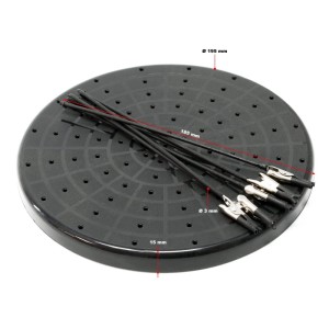 Wiltec Airbrush Werkstückhalter 6Fach Halterung Modellbau Lackierständer Halter