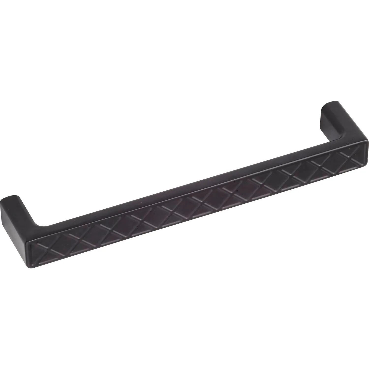 Furnipart Möbelgriff Wafer La 160 mm Zinkdruckguss Schwarz Matt