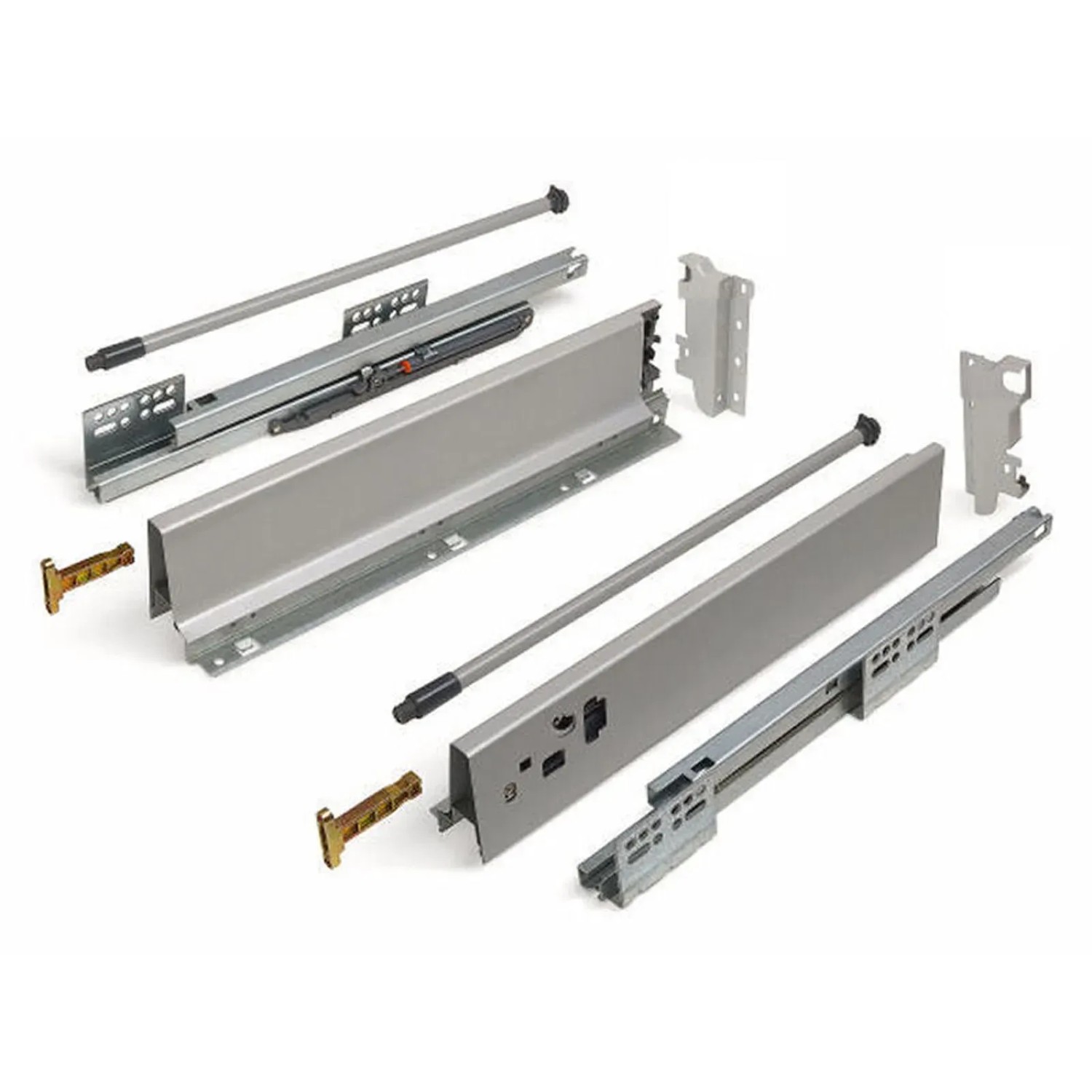 SOTECH Schubladensystem Modern Box Zargenhöhe 135 mm Nennlänge 400 mm Soft Close Weiß