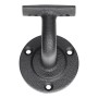 SOTECH Handlaufhalter ROBUST, schwarz, aus Gusseisen für Handläufe mit 45 mm Durchmesser.