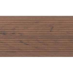 Dreamdeck WPC Terrassendiele Bicolor Mandel, geriffelte Oberfläche, seitliche Nutung.