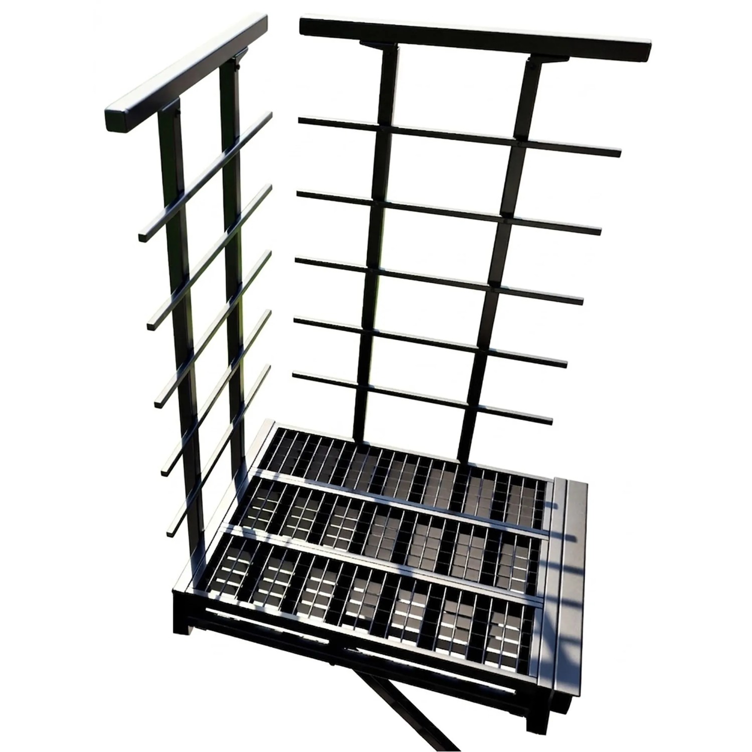 Minka Ausstiegspodest Flex Grid Zink Schwarz