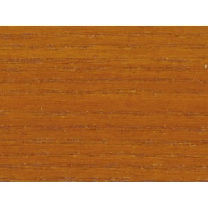 Holzlasur Teak, seidenglänzend für Aussenanwendung auf Holz, Farbansicht.