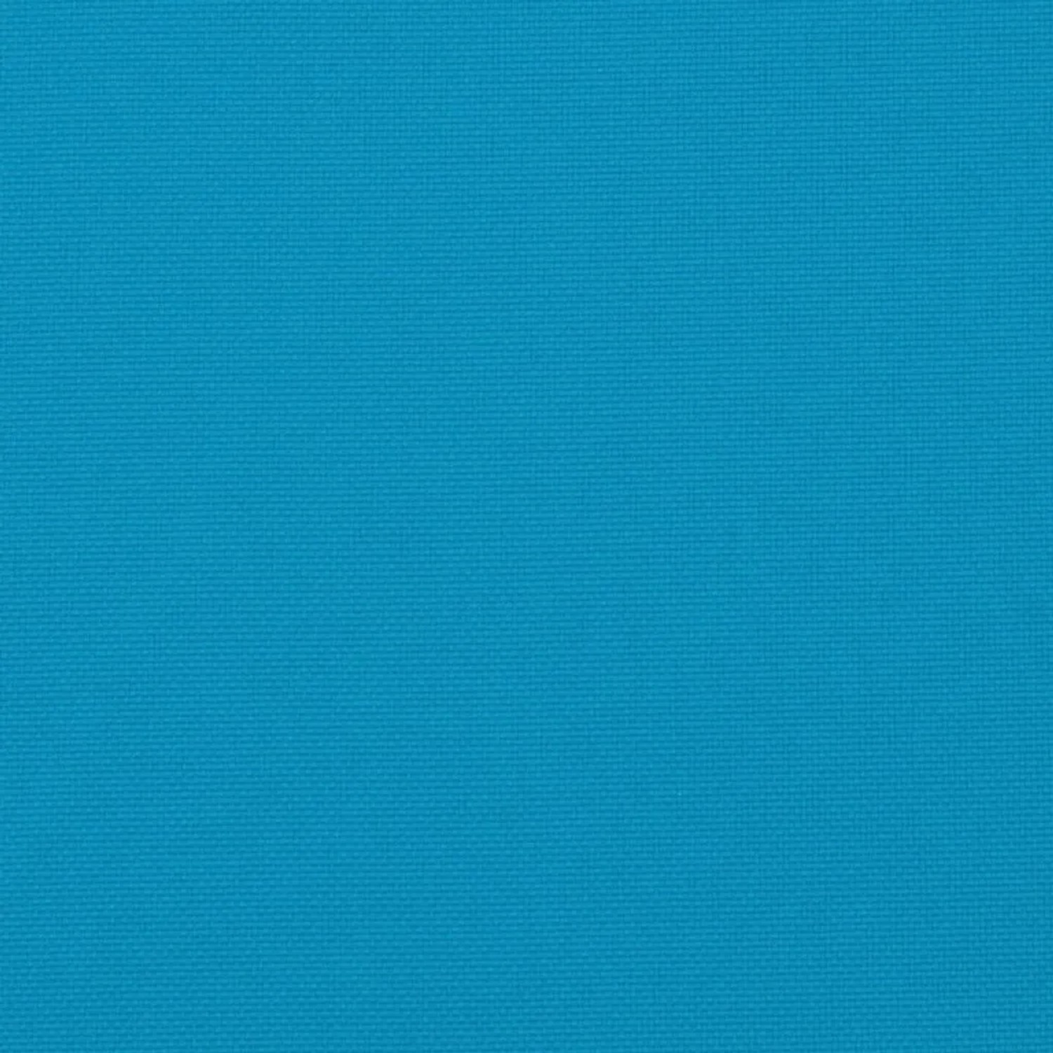 Strukturierter hellblauer Oxford-Stoff für bequeme Hochlehner-Auflagen. Strapazierfähiges Polyester-Sitzkissen für Gartenmöbel.