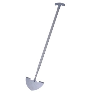 Relaxdays Rasenkantenstecher Stahl Kunststoff Silber Mit Trittkante 99,5 cm x 22 cm x 3 cm 0,6 kg