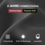 Sekey Sonnenschirm 180 x 125 cm Balkonschirm Rechteckig Terasseschirm mit Schutzhülle_6