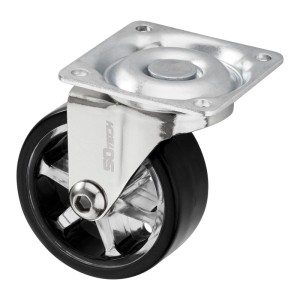 SOTECH Lenkrolle RAPID Ø50 mm Schwarz Belastbar Bis 35 Kg
