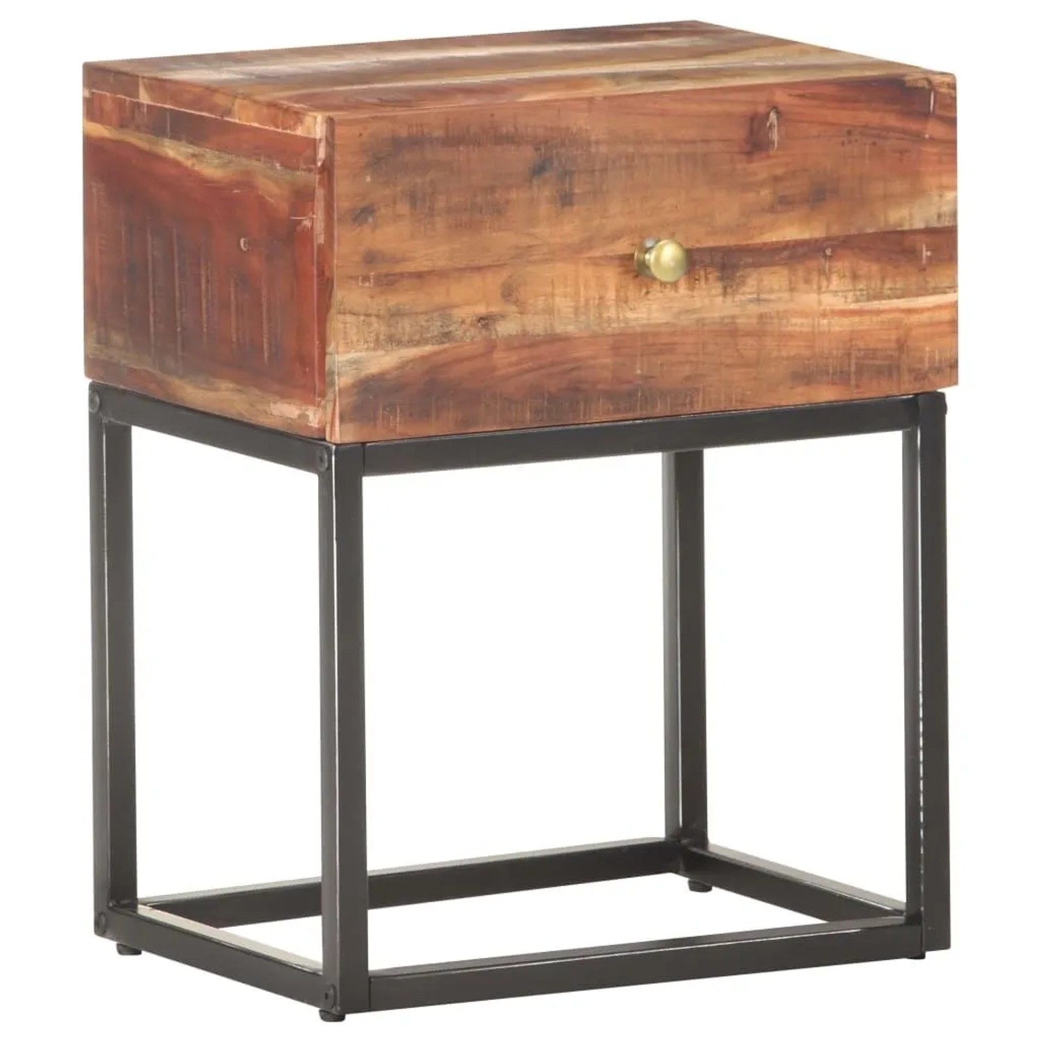 vidaXL Nachttisch 40x30x50 cm Raues Akazienholz 320915