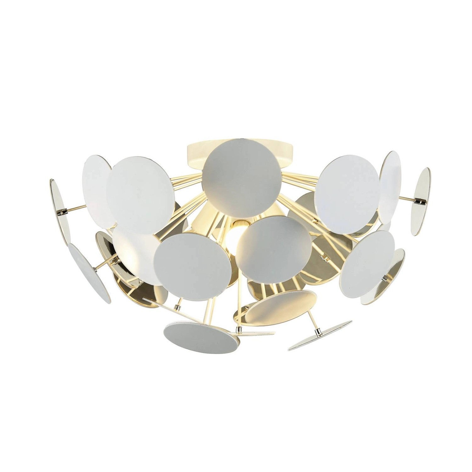 Lindby Deckenlampe Kinan 9621166 Modern in Weiß 3-flammig E14 Wohnzimmerleuchte