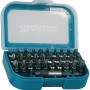 Makita Bit-Set, 31-teilig, in blau-transparenter Box mit verschiedenen Schrauber-Bits.