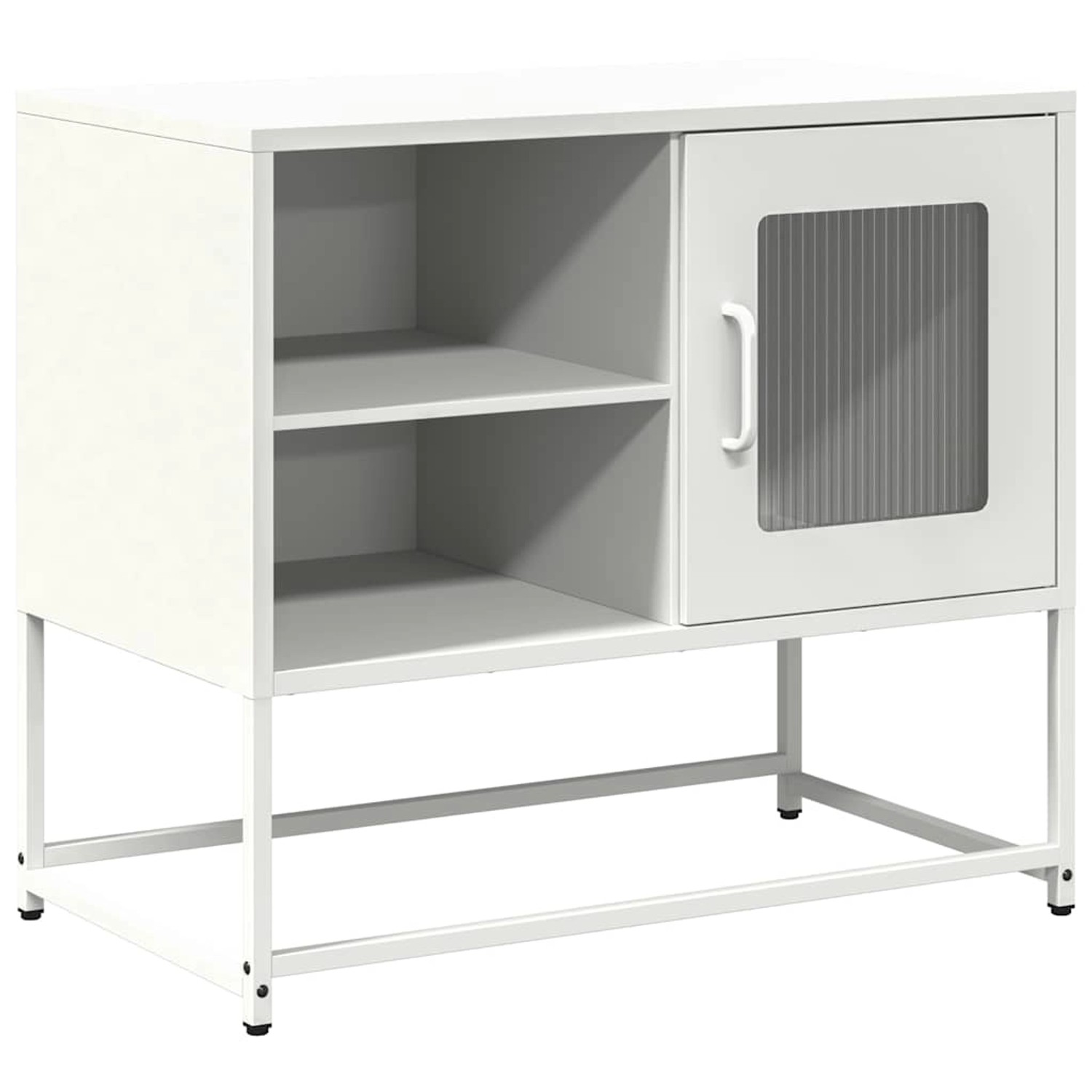 vidaXL TV-Schrank Weiß 68x39x60,5 cm Stahl 853391 günstig online kaufen