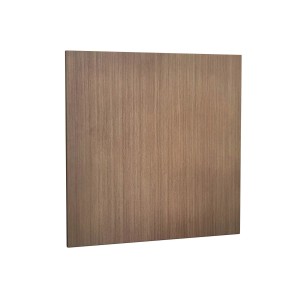 Blumfeldt Heat Square Infrarotheizung mit dunkler Holzoptik für Wandmontage.