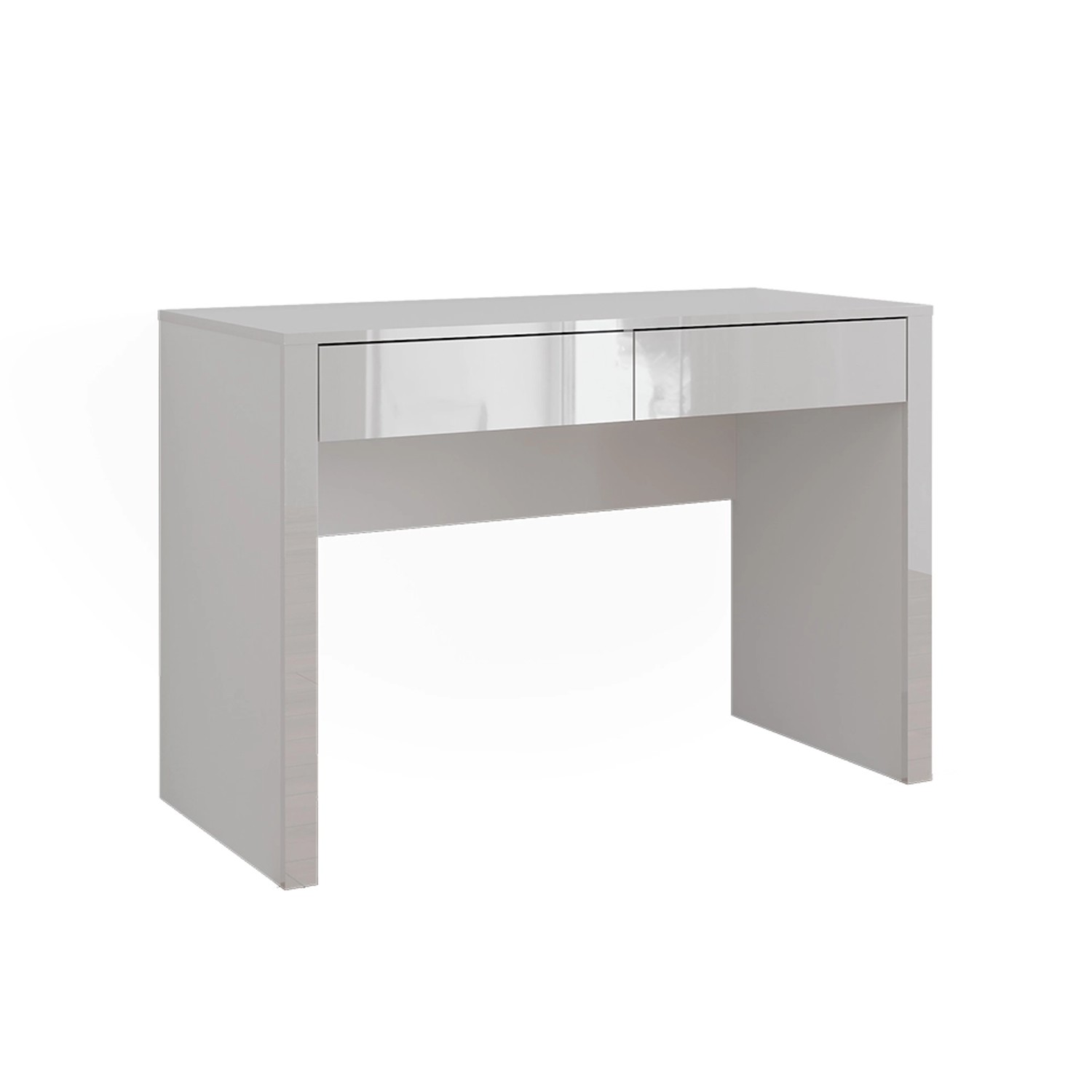 Vicco Schminktisch Annabelle Weiß Hochglanz/Weiß 110 cm mit 2 Schubladen günstig online kaufen