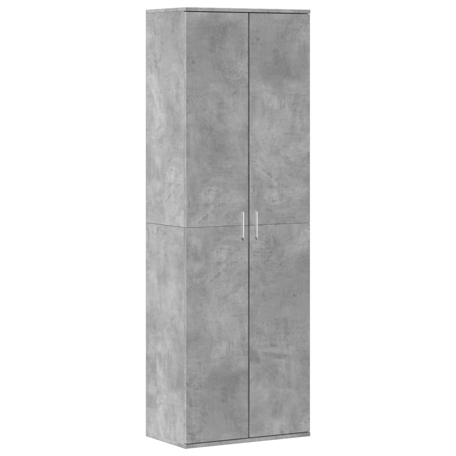 vidaXL Highboard Betongrau 60x35x180 cm Holzwerkstoff günstig online kaufen