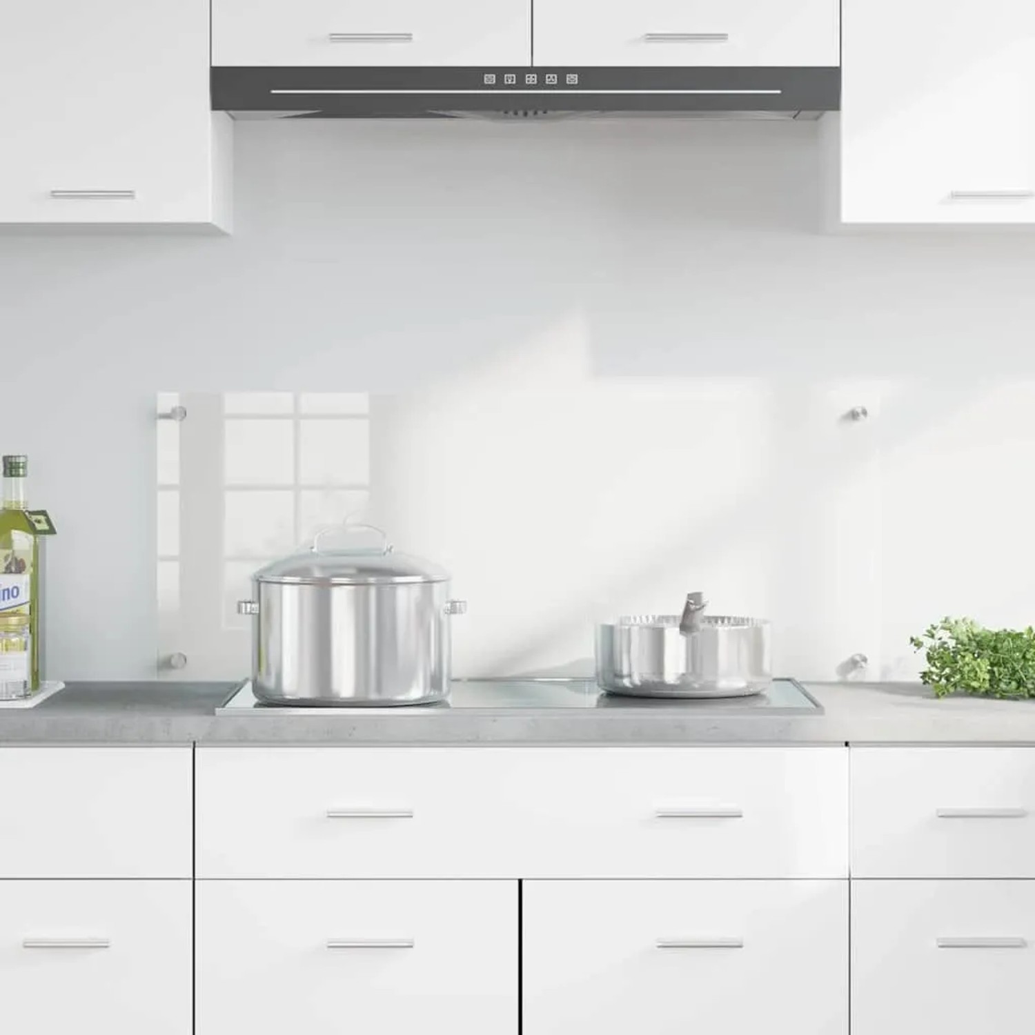 vidaXL Küchenrückwand Transparent 100 x 40 cm Gehärtetes Glas 42018029_3