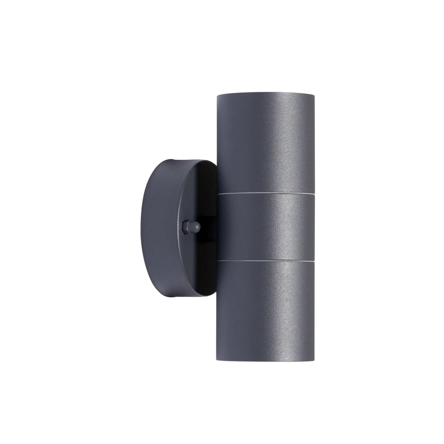 PRIOS Wandleuchte Außen Tulimar 5044002 Spritzwassergeschützt Modern in Schwarz aus Aluminium 2-flammig GU10