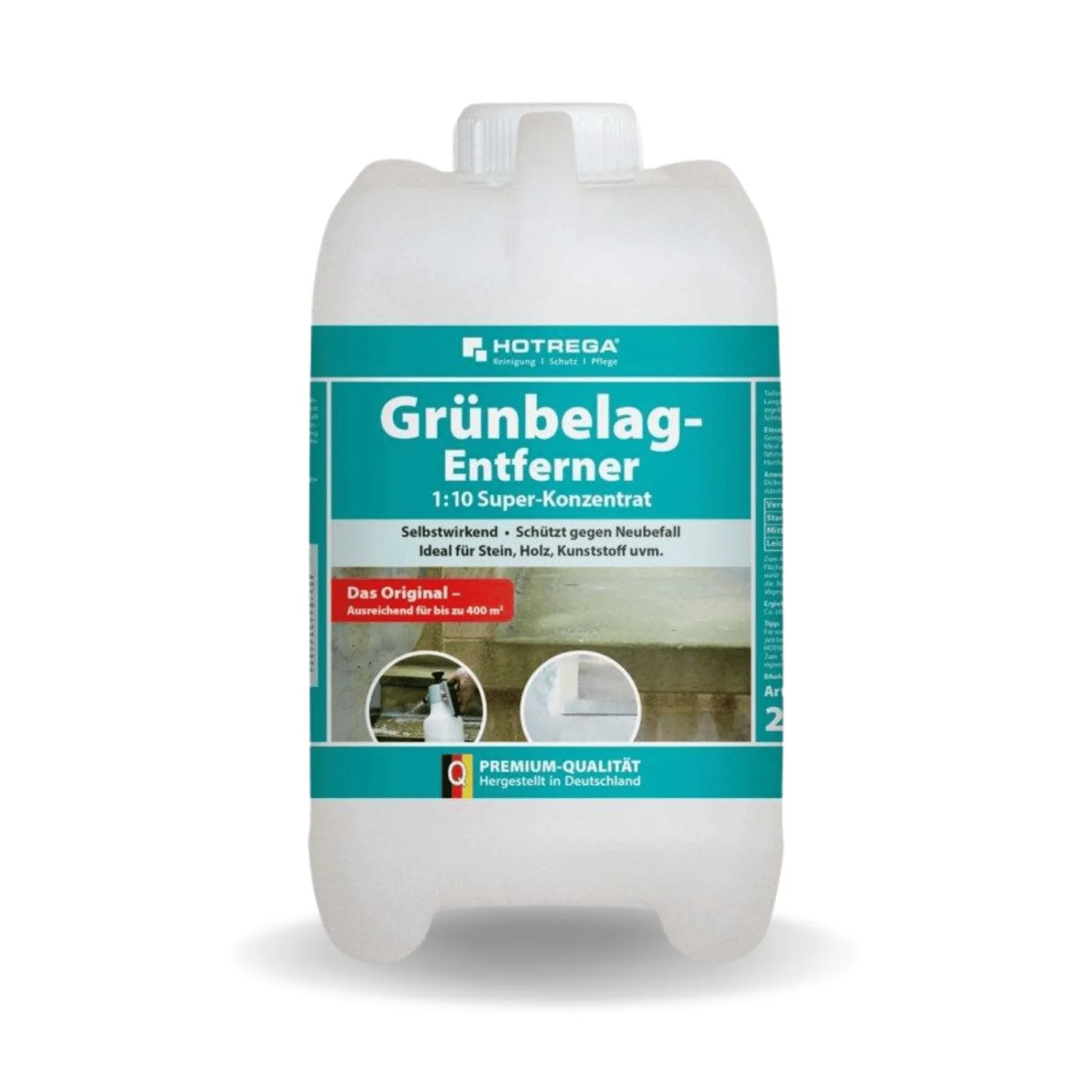 Hotrega Grünbelagentferner Super Konzentrat Großgebinde 2 Liter