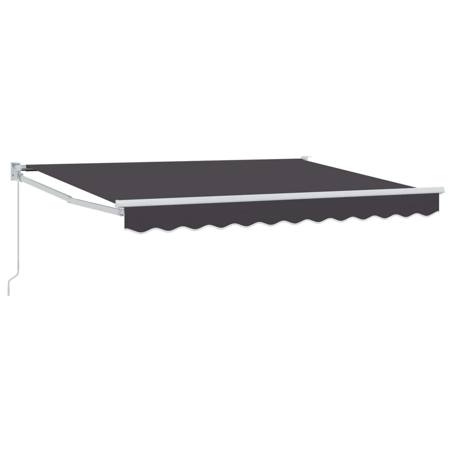 vidaXL Manuell Einziehbare Markise Anthrazit 3,5 x 2 m 3418907
