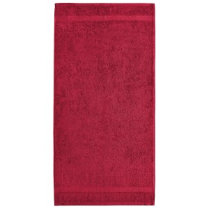 Rotes Dyckhoff Duschtuch Planet, 70x140 cm, aus Baumwolle. Weiches, saugfähiges Handtuch.