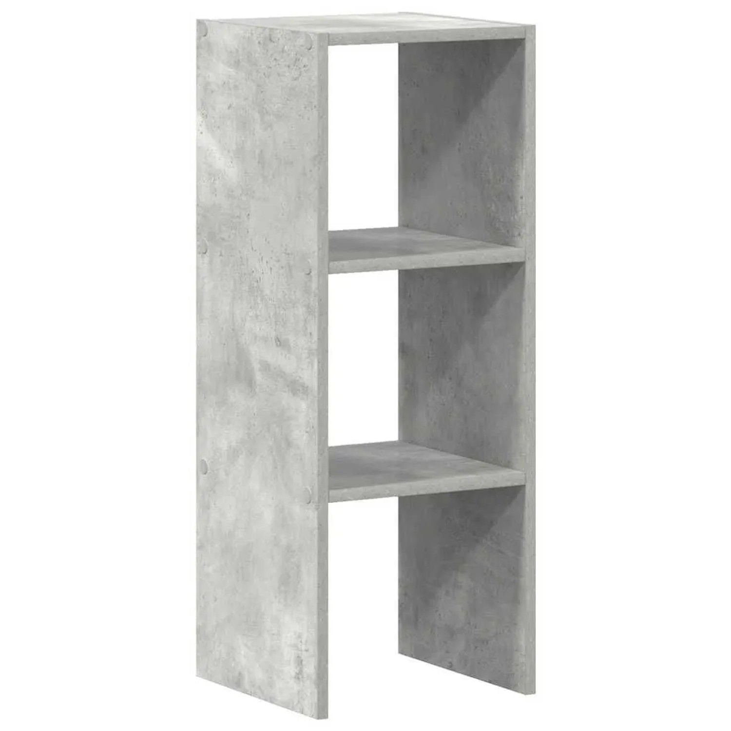 vidaXL Bücherregal Stapelbar Betongrau 30x30x80 cm Holzwerkstoff 858809 günstig online kaufen