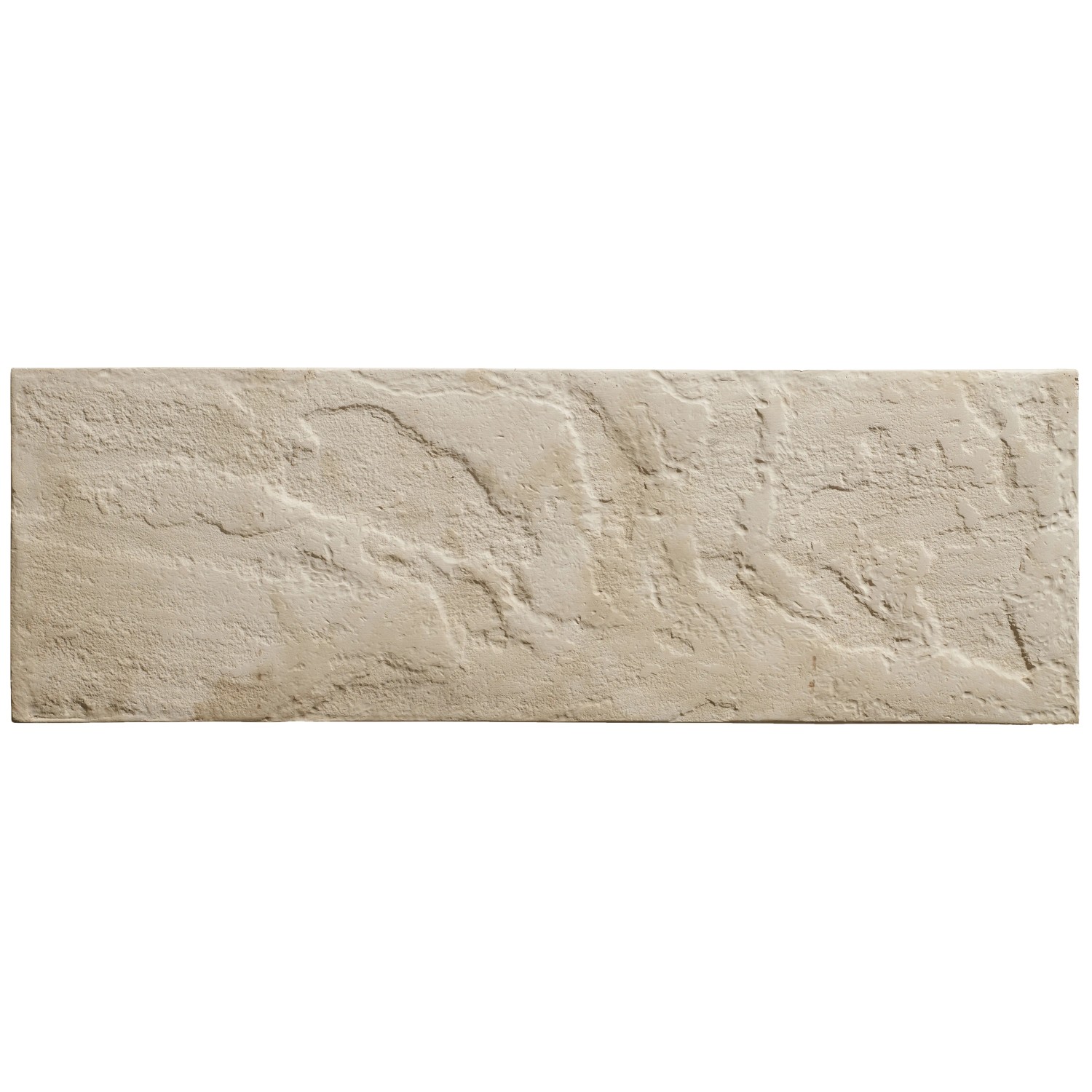 Nativa Dielenplatte in Kalksteinoptik, 60x20x4 cm, für Gartenwege und Terrassen.
