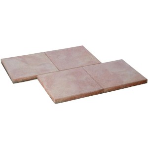 Diephaus Terrassenplatten Nano Tec in Ocker, Gelb und Rose, 40x40x4 cm.