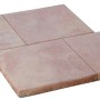 Diephaus Terrassenplatten Nano Tec in Ocker, Gelb und Rose, 40x40x4 cm.