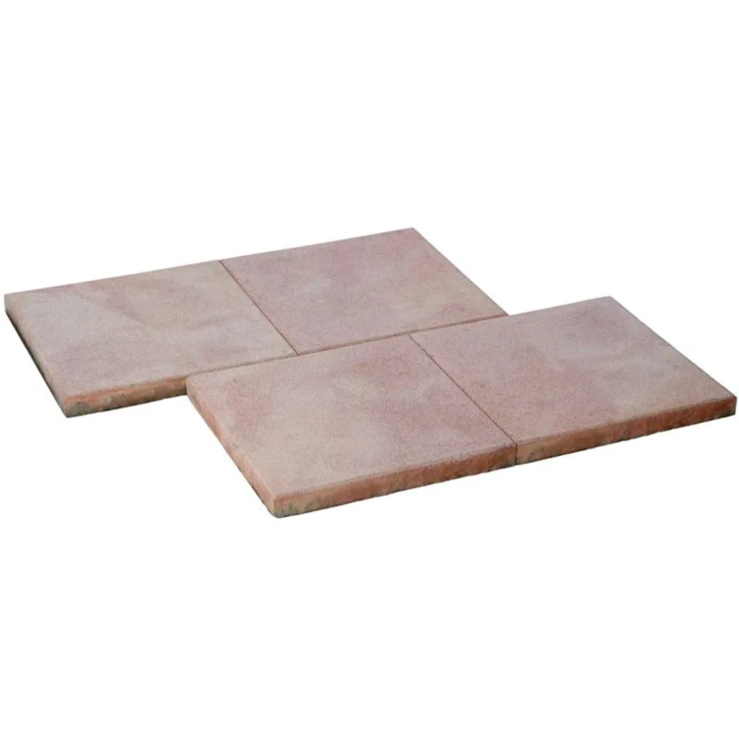 Diephaus Terrassenplatten Nano Tec in Ocker, Gelb und Rose, 40x40x4 cm.
