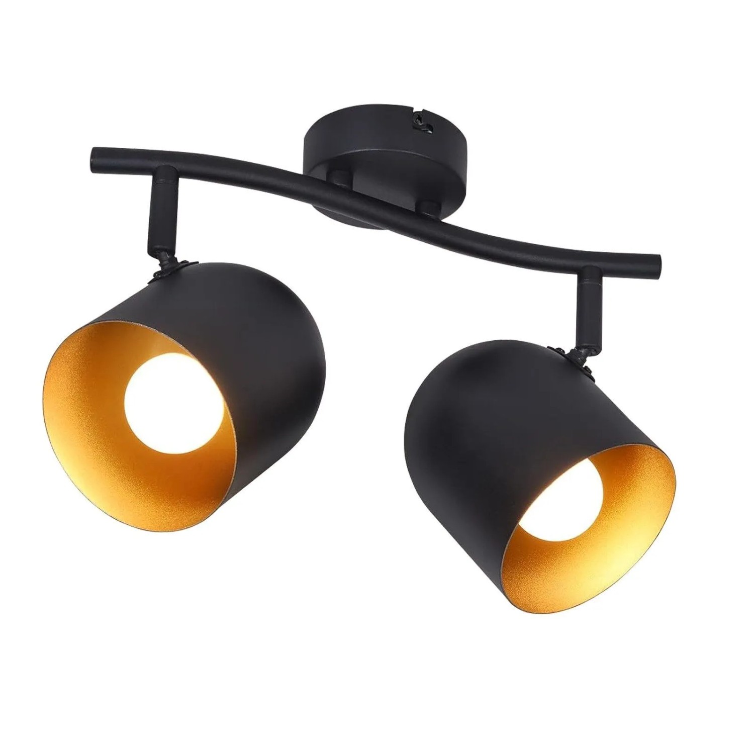 NETTLIFE Deckenstrahler aus Metall Schwarz-5