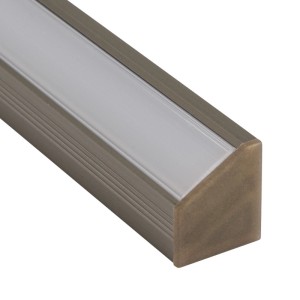 SOTECH LED Profil 66 Endkappenset Edelstahloptik