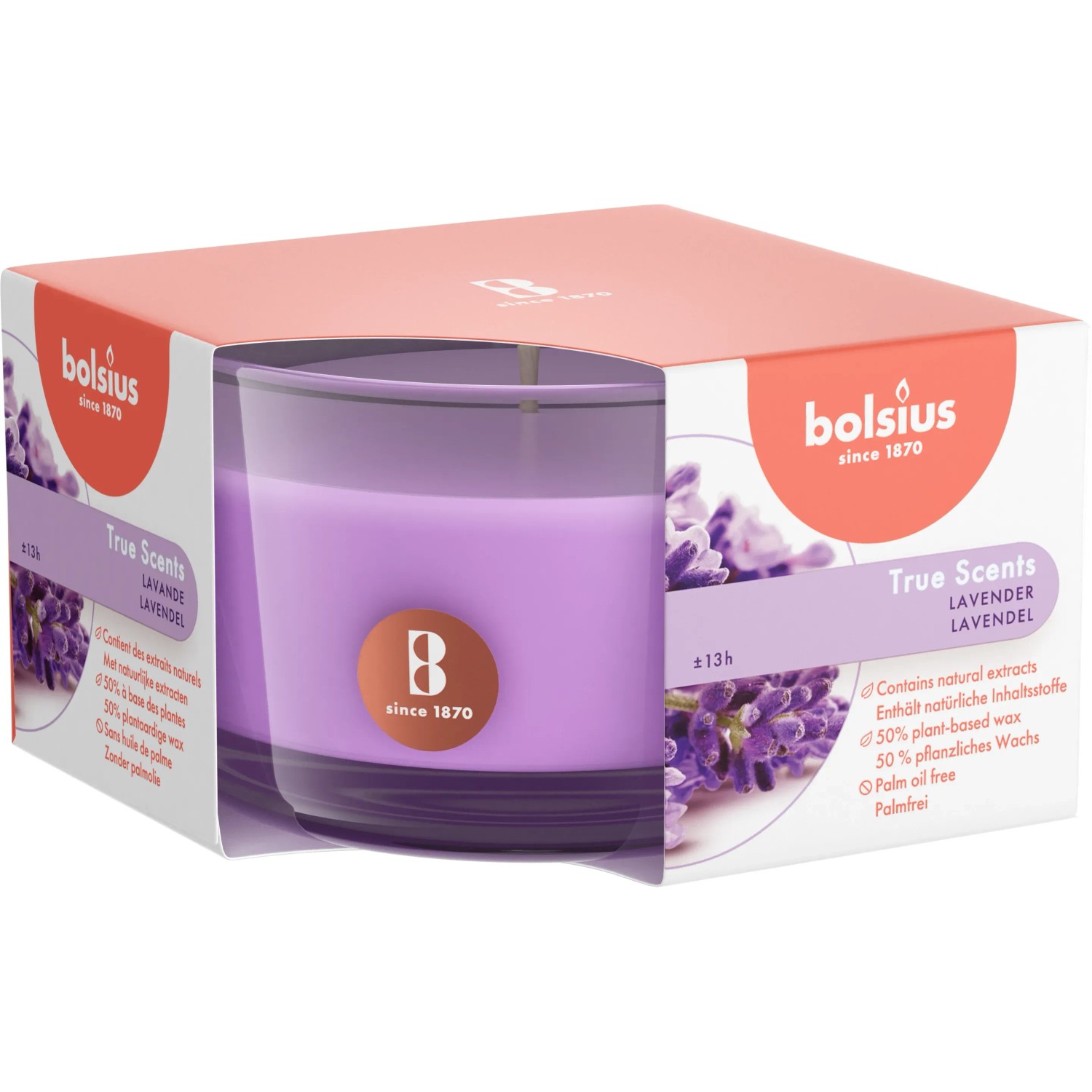 Bolsius Duftkerze im Glas True Scents Lavendel Klein kaufen bei OBI