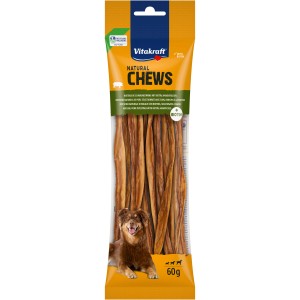 Vitakraft Hundeknochen & Kauknochen Chews Natural Schweinedarm, 60g Packung.