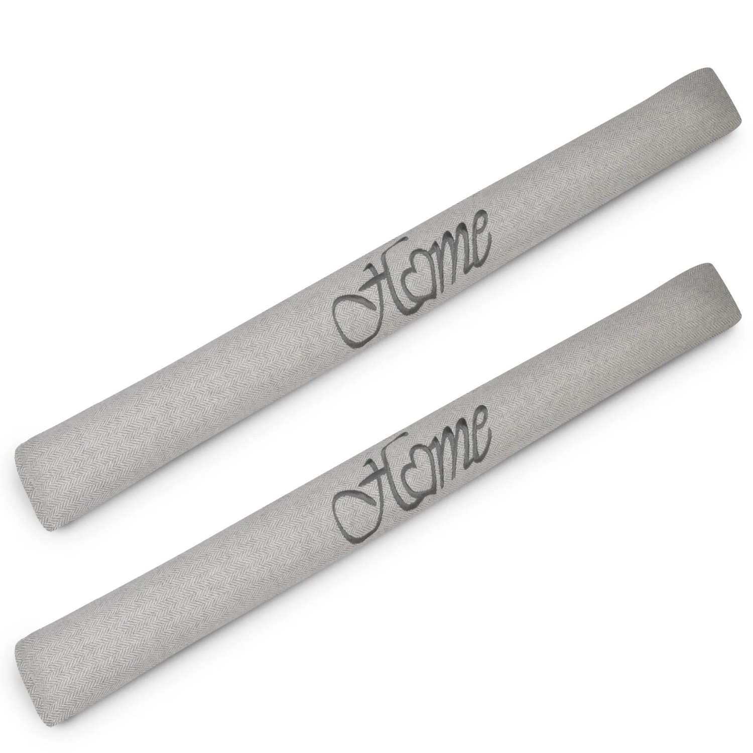 Beautissu Tuuli HO Zugluftstopper 8x90cm Hellgrau 2tlg günstig online kaufen